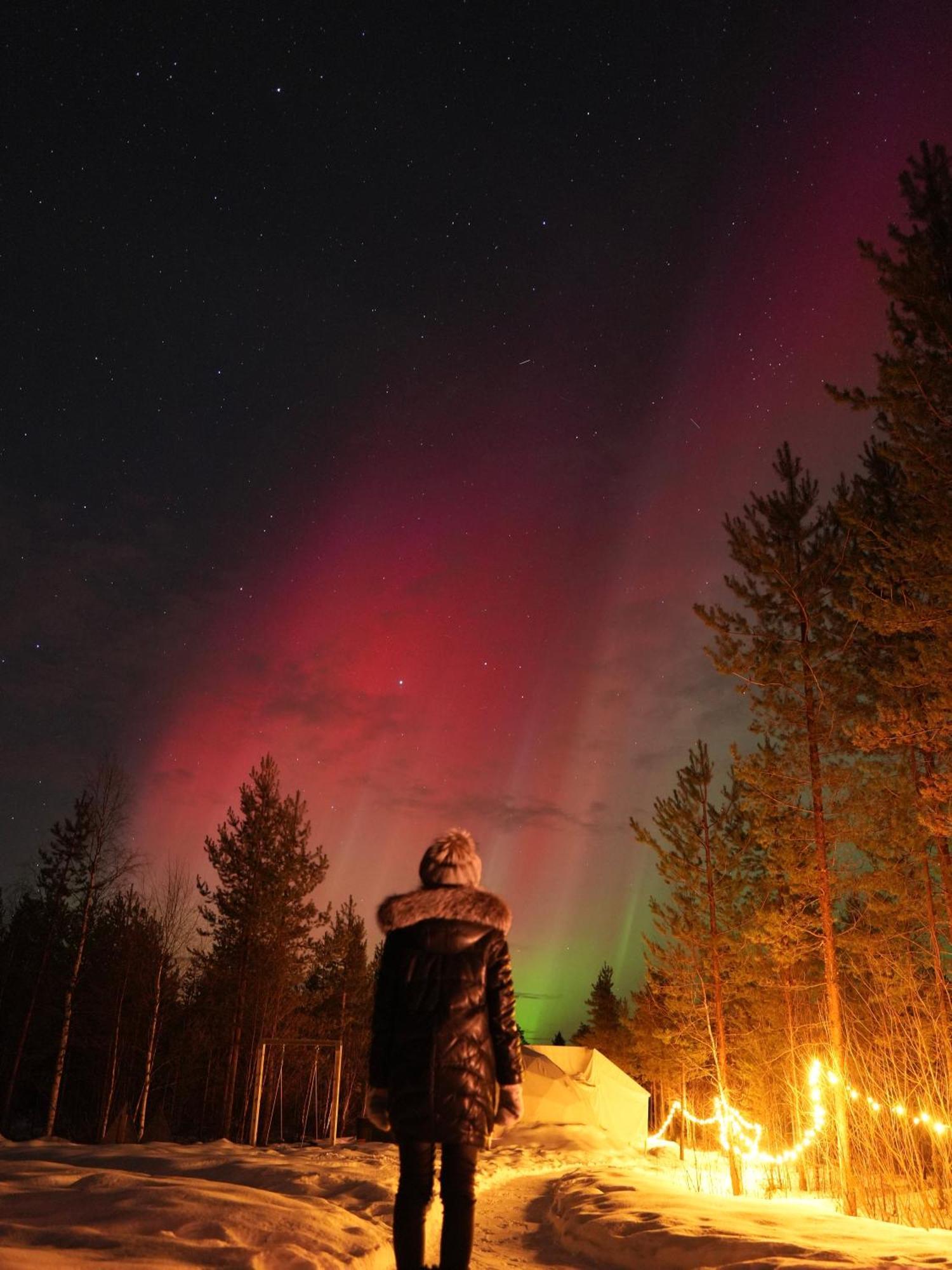 Aurora Igloo Fireplace-Heated Tents In A Secret Forest With Private Jacuzzi And Shared Sauna Bathroom And Dog Friendly Rovaniemi Luaran gambar